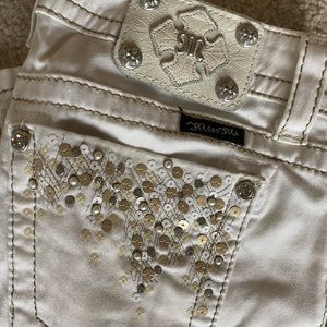 Miss Me White Skinny Jeans